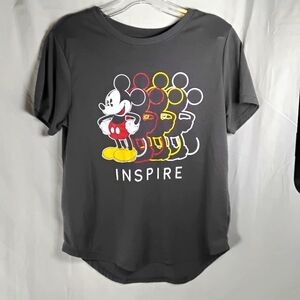 Disney Junior Girls L T shirt gray Inspire swoop hem line